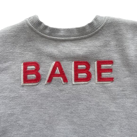 Ingrid + Isabel Babe Patch Sweatshirt Size 3T - Picture 2 of 4